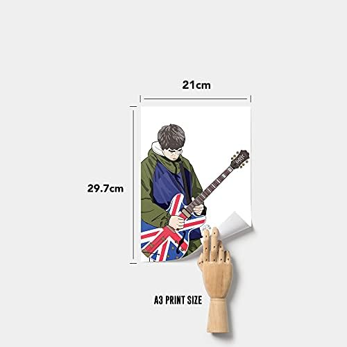 Oasis Liam & Noel Gallagher Pop Art Poster Wall Hanging : Amazon